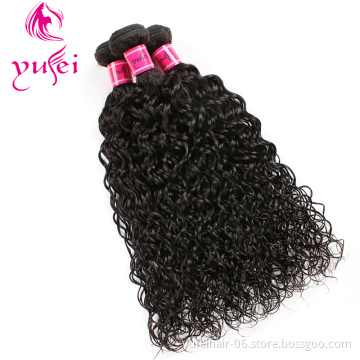 Water Wave Hair 3 Bundle Wet And Wavy Virgin Brazilian Hair Human Weaves